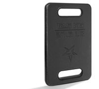 Yes4All Plaque de Lestage en Fonte avec Poignée Ergonomique et Finition Brillante, Poids de Musculation Lesté pour Sac à Dos, Marche Lestée, Randonnée et Entraînement Noir