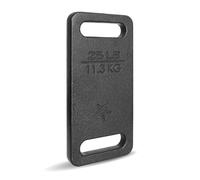 Yes4All Plaque de Lestage en Fonte avec Poignée Ergonomique et Finition Brillante, Poids de Musculation Lesté pour Sac à Dos, Marche Lestée, Randonnée et Entraînement Basique Noir - 11.5 KG