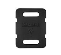 Yes4All Plaque de Lestage en Fonte avec Poignée Ergonomique et Finition Brillante, Poids de Musculation Lesté pour Sac à Dos, Marche Lestée, Randonnée et Entraînement Ruck à Fixer Noir - 4.5 KG