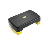 Yes4All Plateforme d'exercice d'aérobic de 48 cm avec 2 rehausseurs, hauteur réglable de 7,6 cm, 15,2 cm pour salle de sport à domicile