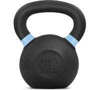 Yes4All QCG3 Kettlebell en revêtement en poudre, 16 kg, bleu clair