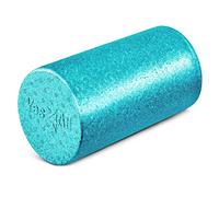 Yes4All Rouleau d'exercice en mousse EPP - Rouleau en mousse haute densité extra ferme - Idéal pour les exercices de flexibilité et de rééducation (30,5 cm, turquoise)
