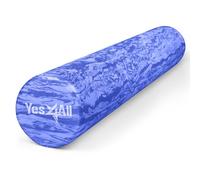 Yes4All Rouleau en mousse EVA ferme pour le dos - rouleau rond pour l’exercice, le yoga et le pilates 30/45/60/90 cm