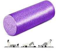 Yes4All Rouleau en mousse ronde en EPP haute densité pour le dos, rouleau de massage pour yoga, pilates et étirements - 30, 45, 60, 90 cm