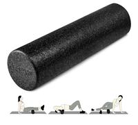 Yes4All Rouleau en mousse ronde en EPP haute densité pour le dos, rouleau de massage pour yoga, pilates et étirements - 30, 45, 60, 90 cm