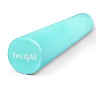 Yes4All Rouleau Mousse Ferme en EVA pour le Dos - Rouleau Rond pour Exercice, Yoga & Pilates 30/45/60/90 cm