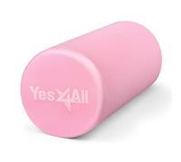 Yes4All Rouleau Mousse Ferme en EVA pour le Dos - Rouleau Rond pour Exercice, Yoga & Pilates 30/45/60/90 cm