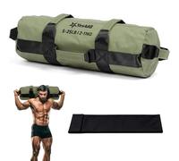 Yes4All Sac de Sable Réglable avec 7 poignées, Non rempli Power Bag de Musculation Carolous 2-90 kg, Sac Lesté pour entraînement Fonctionnel, Rucking, Crossfit, Body Pump, de Force & d'endurance