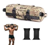 Yes4All sacs de sable pour l'entraînement, sacs de sable réglables non remplis pour la musculation avec poignées, plusieurs couleurs et tailles 2,3 kg - 90 kg