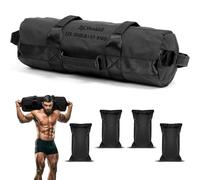Yes4All sacs de sable pour l'entraînement, sacs de sable réglables non remplis pour la musculation avec poignées, plusieurs couleurs et tailles 2,3 kg - 90 kg