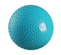 Yes4All Slam Ball avec Surface texturée Triangulaire et Coque en Caoutchouc Durable - Disponible en 3,5, 30, 18,1 kg - Bleu Sarcelle, 5,4 kg
