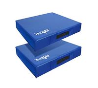 Yes4All UZAJ Cuscinetti per il sollevamento pesi Silencer, Blue - 15 cm