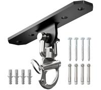 Yes4All Wall Ceiling Mount Hook 360° Rotation Sac de Frappe Mixte, Cintre en Bois avec chaîne, Unisex-Adult