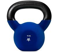 Yes4All WEAW Kettlebell en néoprène, Kettlebells de musculation - 16KG Bleu foncé