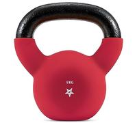 Yes4All WV6P Kettlebell en néoprène, Kettlebells de musculation - 8KG Rouge
