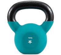 Yes4All YCBQ Kettlebell en néoprène, Kettlebells de musculation - 10KG Sarcelle, Vert bleuté