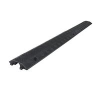 Yesbon Passe Câble Sol, Protecteur De Câble De Sol en PVC, Revêtements de câbles au Sol Passage Câbles Goulotte Passe Câble Ralentisseur Modulaire pour Protéger Câbles,100x13x2 cm~2