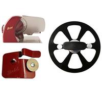 YesEatIs Berkel - Home Line 250 + Extracteur de Lame + Affûteur d'accessoires pour Home Line (Rouge)