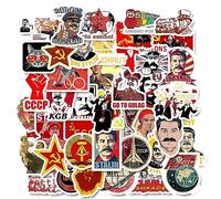Yeselino Autocollants du parti communiste communisme socialisme prolétariat soviétique Staline URSS décalcomanie pour bouteille