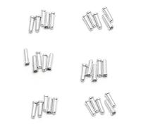 Yeselino Lot de 30 embouts de câble de frein en aluminium pour vélo - Accessoires de cyclisme pour homme - Pour femme et enfant