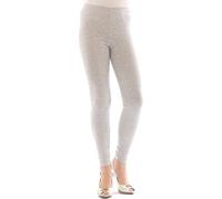 YESET Femme Legging Longueur Longues caleçons en Coton Gris Clair XL