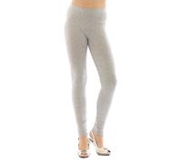 YESET Femme Leggings Pantalon Long Leggings en Coton Taille Haute Gris Clair XXXL