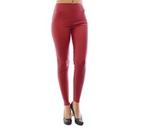YESET New Leggings Long Simili Cuir Treggings Simili-Cuir Mat Taille Haute