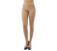 YESET New Leggings Long Simili Cuir Treggings Simili-Cuir Mat Taille Haute