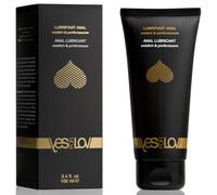 YESforLOV Lubrifiant Anal Confort & Performances - Apaise, Relaxe et Réduit les Sensations de Friction - Gel Épais à Base d’Eau et Silicone aux Extraits de Jojoba - Fabriqué en France - 100ml
