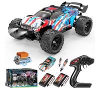 YESHIN Monster Truck Voiture télécommandée 1:18 40 km/h étanche 4WD RC Truggy tout-terrain avec 2 batteries rechargeables de 1200 mAh et 2 carrosseries