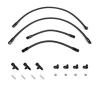 YESHMA Kit de tuyau d'aération de vapeur 4 AN complet en aluminium pour liquide de refroidissement, tuyau de refroidissement en acier inoxydable avec matériel et tuyaux, compatible avec LSX LS1 LS2