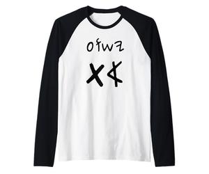 Yeshua Aleph TAV Jesus First Last in Paleo Hebrew (Noir) Manche Raglan