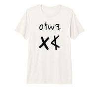 Yeshua Aleph TAV Jesus First Last in Paleo Hebrew (Noir) T-Shirt Haut de Gamme
