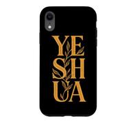 Yeshua Foi chrétienne Jésus Religieuse Écriture Typographie Coque pour iPhone XR