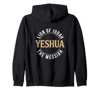 Yeshua Jésus Nom hébreu - Lion de Juda le Messie Sweat à Capuche