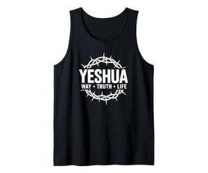 Yeshua Jésus Way Truth Life Christian Faith Tee Débardeur