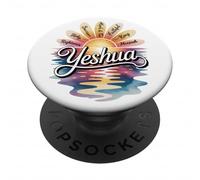 Yeshua Juste Saint Sauveur Roi Messie Aleph & TAV PopSockets PopGrip Adhésif