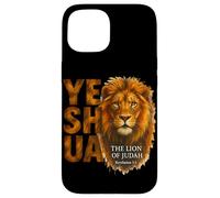 Yeshua Le Lion de Juda Christ Messianique Chrétien Culte Coque pour iPhone 15