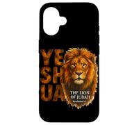 Yeshua Le Lion de Juda Christ Messianique Chrétien Culte Coque pour iPhone 16