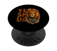 Yeshua Le Lion de Juda Christ Messianique Chrétien Culte PopSockets PopGrip Adhésif