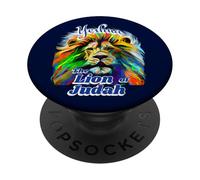Yeshua, le lion de Judah PopSockets PopGrip Adhésif