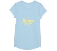 Yeshua Messiah Radiant Faith Homme Inspiration chrétienne T-Shirt, Fille, Bleu Céleste, S
