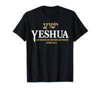 Yeshua Nom hébreu de Jésus Christian Jean 14:6 T-Shirt