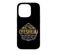 Yeshua Nom hébreu Jésus Bible Verse Vérité Vie Jean 14 6 Coque pour iPhone 14 Pro
