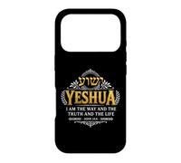 Yeshua Nom hébreu Jésus Bible Verse Vérité Vie Jean 14 6 Coque pour iPhone 17 Pro
