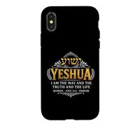 Yeshua Nom hébreu Jésus Bible Verse Vérité Vie Jean 14 6 Coque pour iPhone X/XS