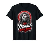 Yeshua Roi des Rois Jésus-Christ Religieux Audacieux T-Shirt