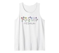 Yeshua Shirt,Hebrew Jesus T Shirt,Christian Religious Yeshua Débardeur