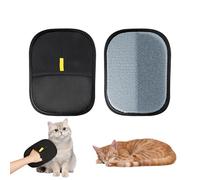 Yesimola Gant Poils Animaux 2 Pcs, Gants Antistatiques Double Face, Brosse pour Chat et Chien, Gants de Toilettage Réutilisables Statiques pour Lavage Canapé Vetement Meubles