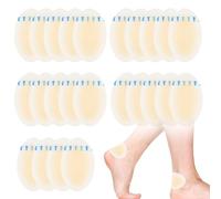 Yesimola Pansements Ampoules Talon 24 Pièces, 37x55MM Ovale Pansements Hydrocolloïde Gel Bandages, Transparents Talons Hauts Pansements Ampoule pour Prévention et Soin des Au Pied,Orteil et Talon